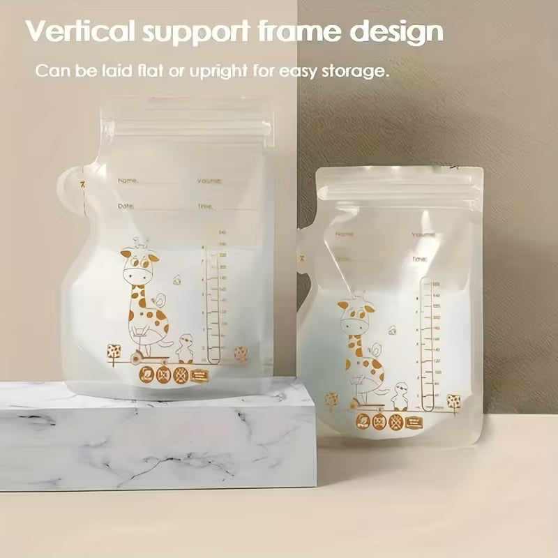 100-Pack Breast Milk Storage Bags with Pour Spout
