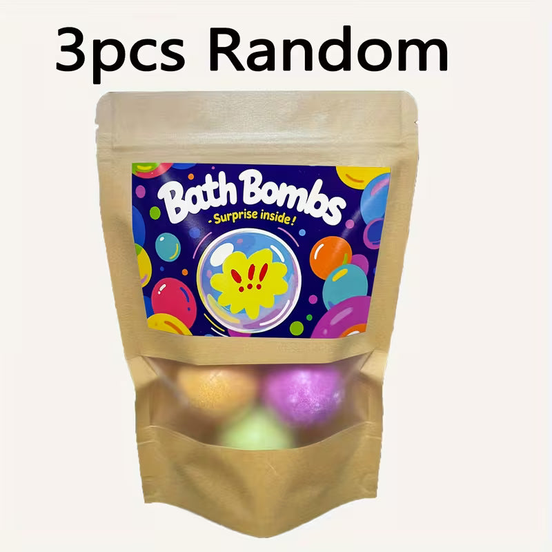 Here's the listing for the surprise bath bombs:  Surprise Bath Bombs with Hidden Toy Animals (3pcs)