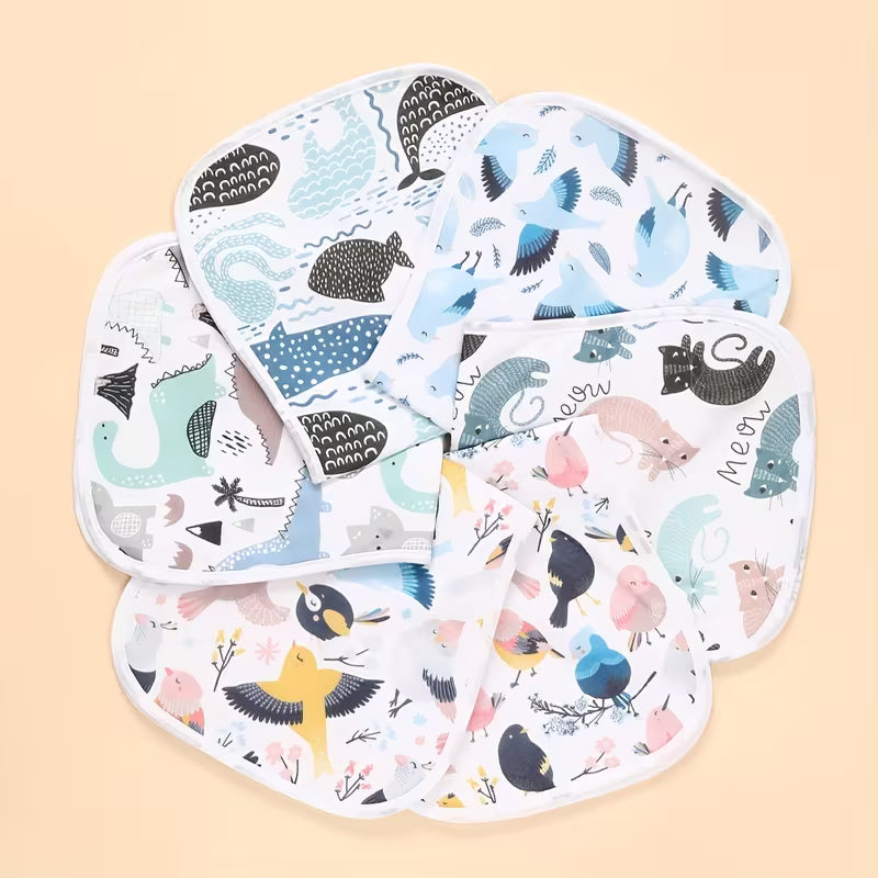 5pcs Children's Burp Cloths