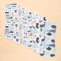 5pcs Children's Burp Cloths