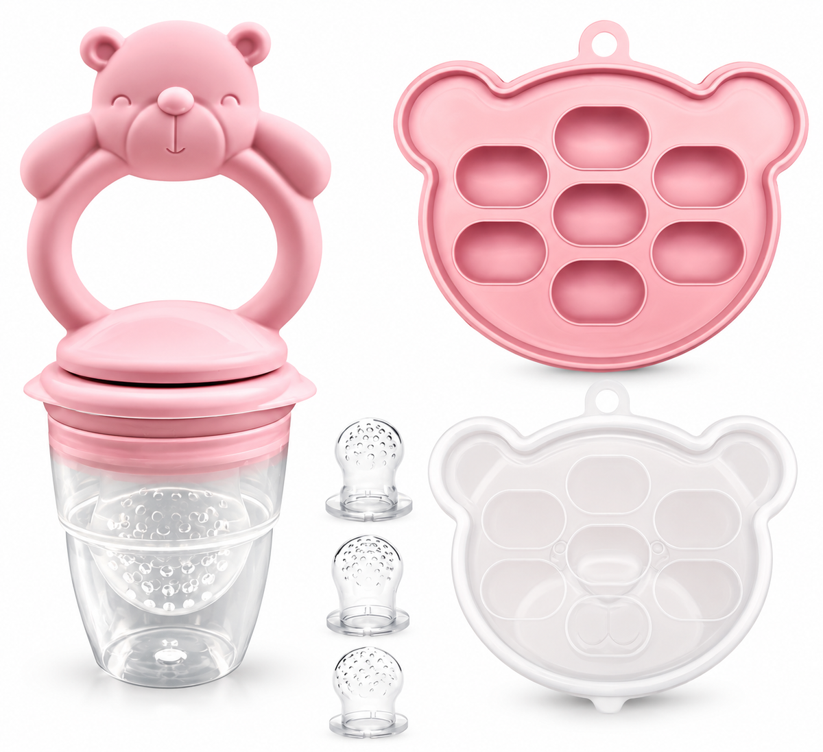 Baby Bliss Silicone Fresh Food Feeder & Storage Set