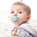 5 Cute Cartoon-Patterned Pacifier with Anti-Loss Clip Chain
