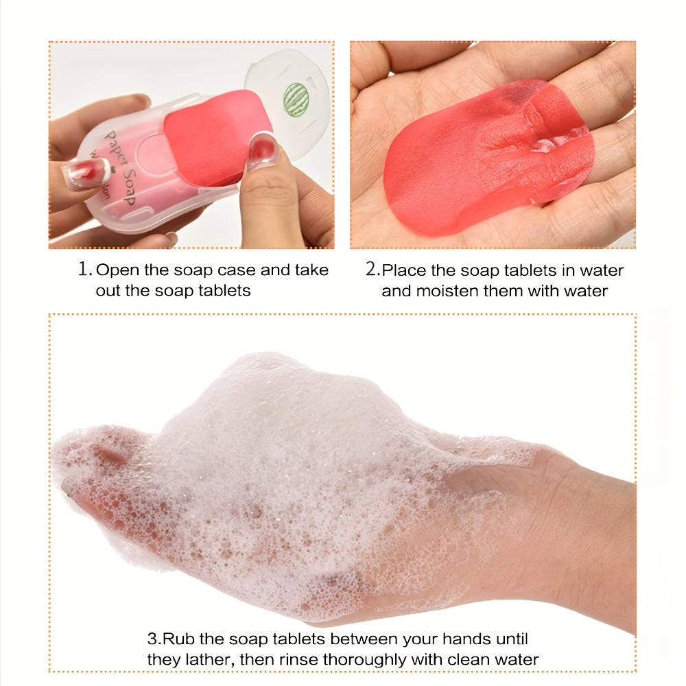Portable Paper Soap Sheets