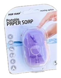 Portable Paper Soap — 50-Sheet Travel Pack